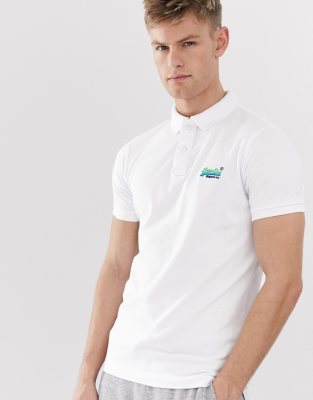 superdry classic pique polo