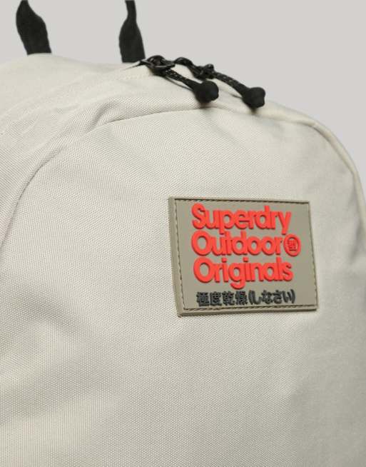 Superdry Classic montana backpack in pelican beige ASOS