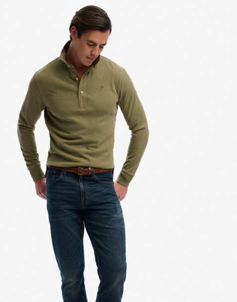 Superdry - Classic Preppy - Top à manches longues - Sauge argenté - view 1