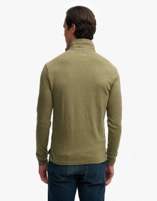 Superdry - Classic Preppy - Top à manches longues - Sauge argenté, 2 de 4