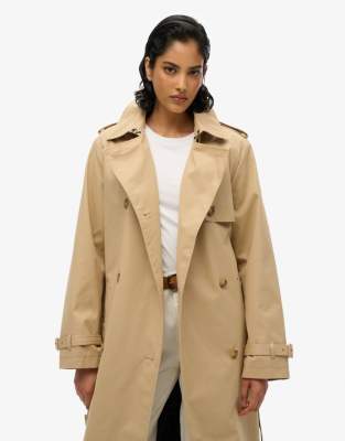 Superdry - Classic - Trenchcoat in Shaker-Beige-Neutral