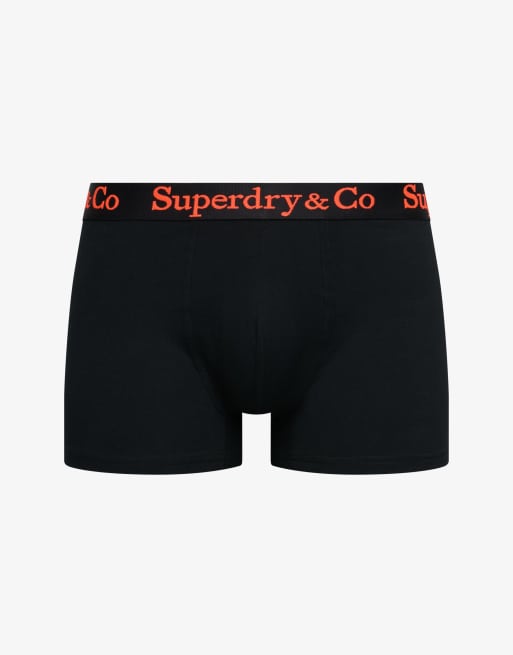 Superdry & co lot de 3 boxers en noir/noir/noir/néon, 5 de 7