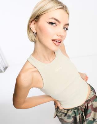 Superdry - Code Essential - Tanktop in Beige-Neutral