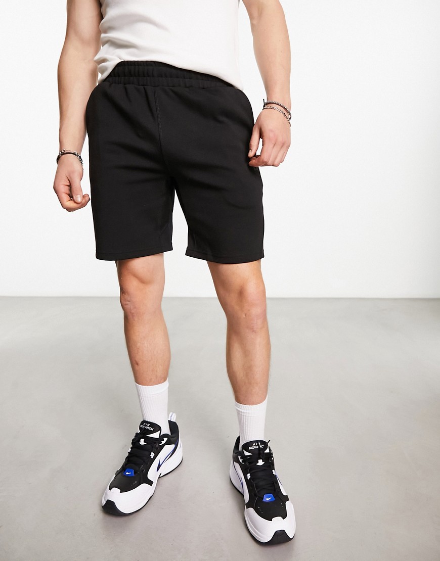 Superdry code tech shorts in black
