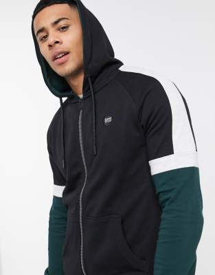 superdry black hoodie mens