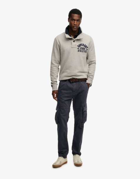 Superdry Core cargo pants in french navy