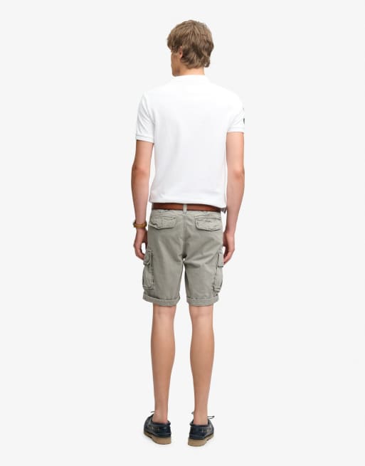 Superdry – Core – Cargo-Shorts in hellem Khakigrün, 2 von 5