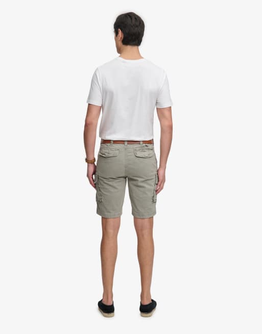Superdry – Core – Cargo-Shorts in hellem Khakigrün, 5 von 5
