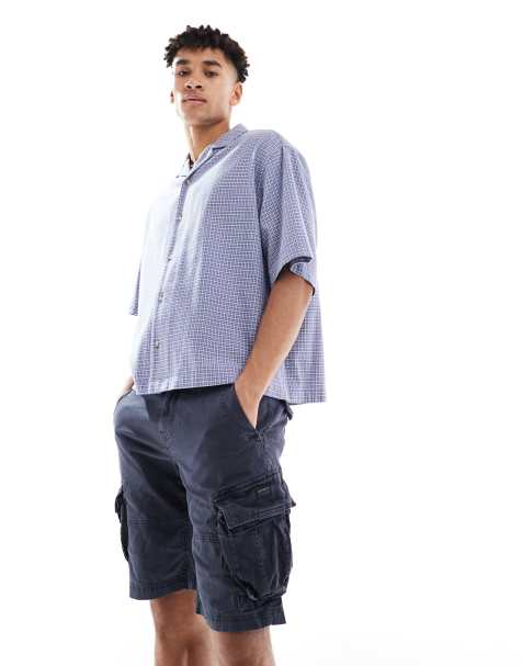 Superdry - Core - Short cargo - Bleu marine - view 1