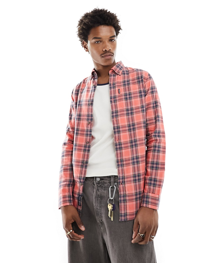 Superdry Cotton vintage check shirt in red check