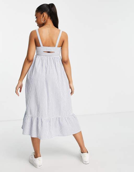 superdry stripe midi dress Superdry Stripe Midi Dress