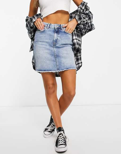 Superdry denim best sale mini skirt