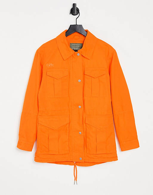Superdry Desert Rookie utility jacket in orange