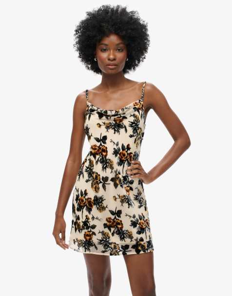 Asos white slip dress hotsell