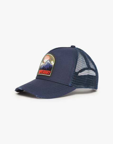 Superdry - Dirt Road - Casquette camionneur - Bleu marine - view 1
