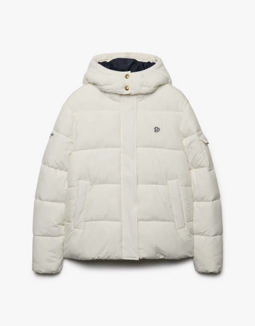 Superdry doudoune premium ripstop blanc cassé, 6 de 6