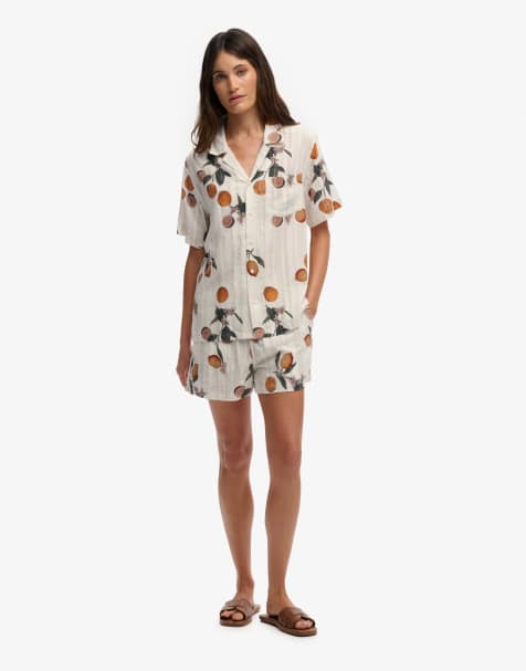 Superdry - Ensemble de plage à imprimé avec chemise à manches courtes et short - view 1