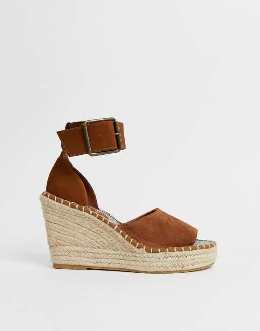 Superdry tan hot sale anna espadrille wedge