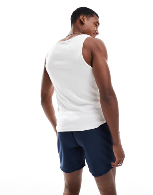 Superdry Essential 17-inch swim shorts in richest navy, 4 of 4