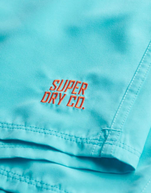 Superdry – Essential – Badeshorts in Aquamarine-Blau, 17 Zoll Schrittlänge, 6 von 7