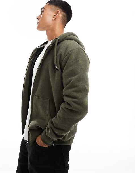 Relaxed Fit Sweatshirt - Dark green - Men