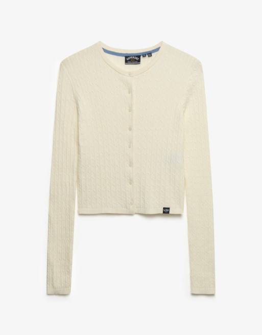 Superdry - Essential - Gilet léger - Blanc cassé, 5 de 5