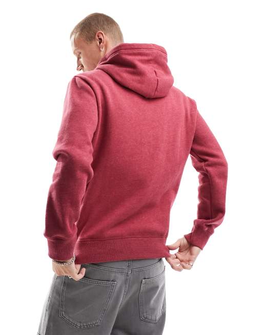 Superdry hot sale red hoodie