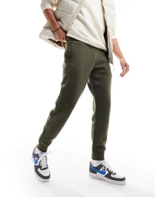 Superdry essential logo joggers in Olive Green Marl - ASOS Price Checker