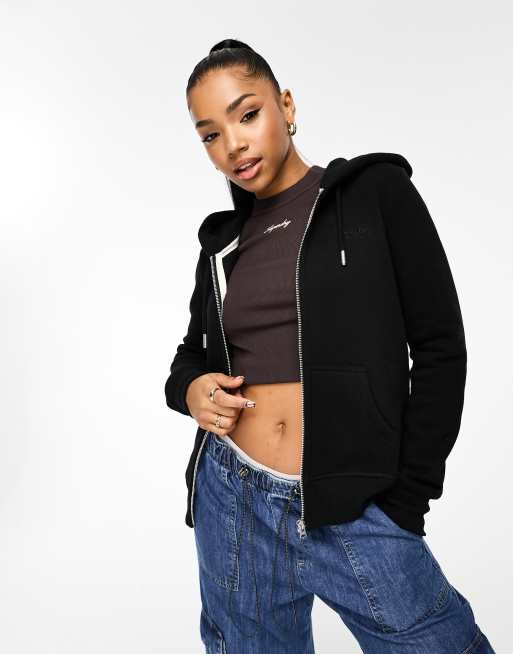 Superdry zip hotsell up hoodie womens