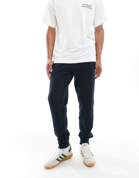 Superdry - Essential - Pantalon de jogging semi-brossé - Bleu marine éclipse - view 1