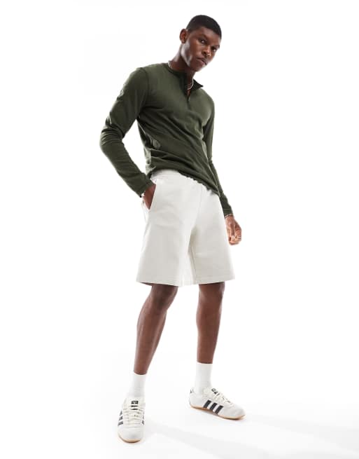 Superdry - Essential - Short en jersey à logo - Beige taupe clair