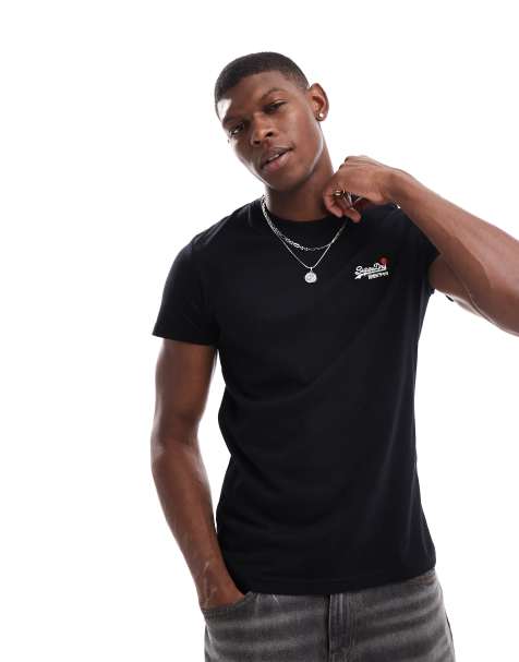 Superdry - Essential - T-shirt brodé - Noir - view 1