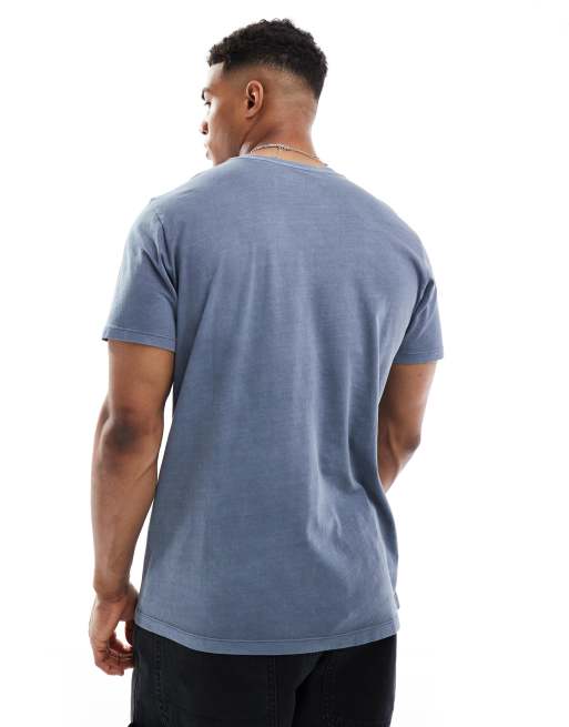Superdry - Essential - T-shirt classique à poche - Bleu marine délavé, 4 de 4