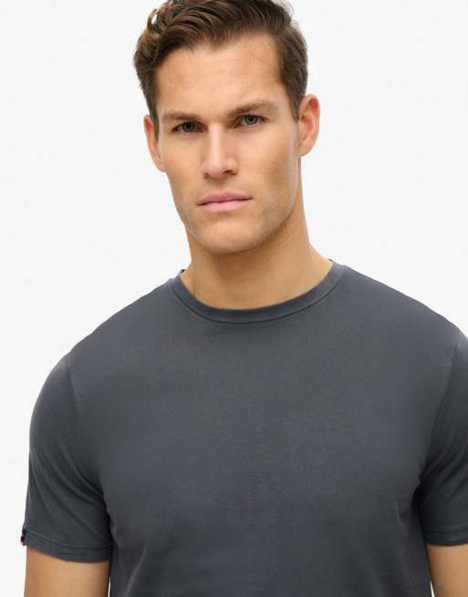 Superdry - Essential - T-shirt classique - Bleu éclipse délavé, 4 de 5
