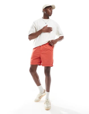 Essentials - Wander-Shorts in Rosérot Rot XXL
