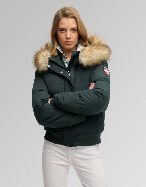 Superdry Everest Bomberjacke mit Kapuze, 5 von 7