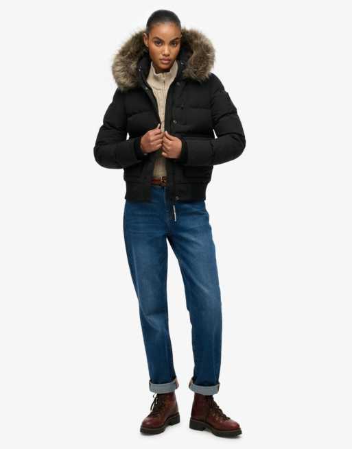 Superdry - Everest - Doudoune style bomber - Noir de jais, 2 de 6