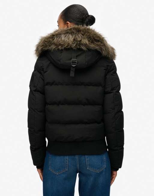 Superdry - Everest - Doudoune style bomber - Noir de jais, 4 de 6