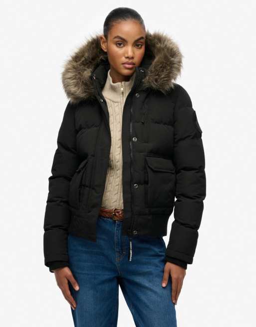 Superdry - Everest - Doudoune style bomber - Noir de jais, 6 de 6