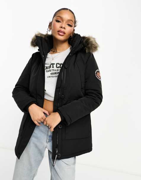 Hooded cheap parka womens