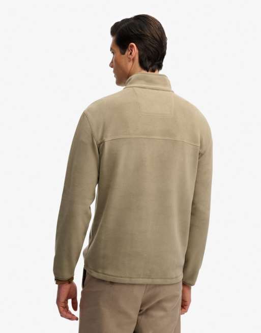 Superdry Expedition fleece half zip in silver sage, 2 of 4