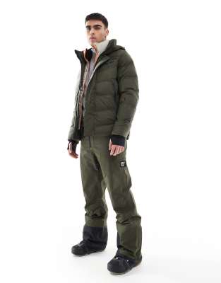 Superdry - Freestyle Core - Pantalon de ski - Kaki militaire-Vert