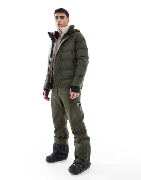 Superdry – Freestyle Core – Skihose in Army-Khaki - view 1