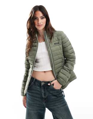 Superdry - Fuji Lite - Wattierte Jacke in gedecktem Olivgrün