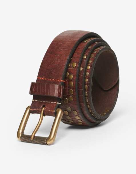 Superdry - Goods - Ceinture à logo - Marron - view 1