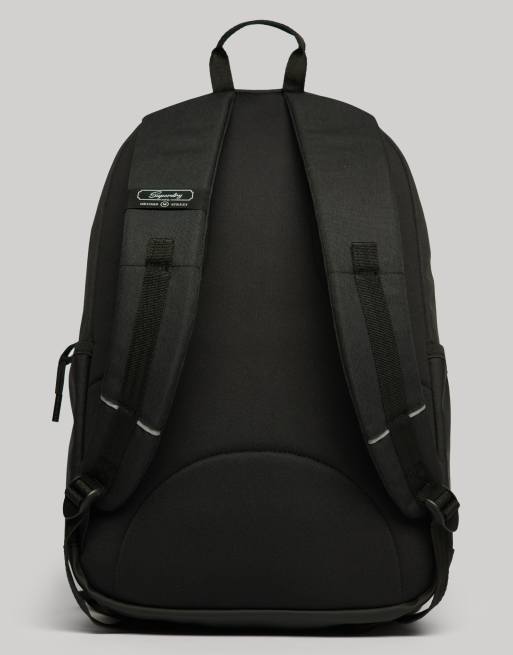 Superdry black backpack store