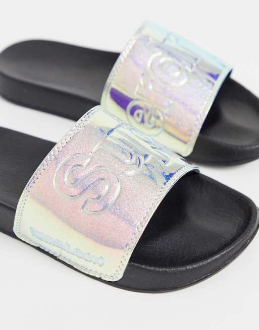 Superdry discount glitter sliders