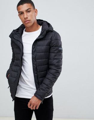 superdry hooded puffer jacket