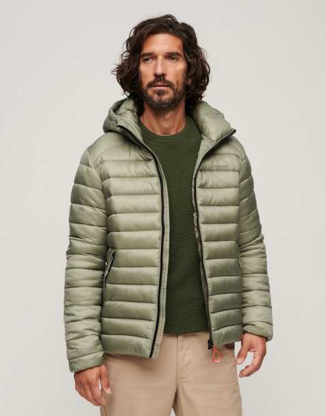 Mens padded clearance jacket sale uk