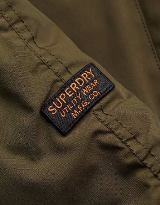 Superdry Hooded padded ma1 bomber jacket in wild khaki, 6 of 7